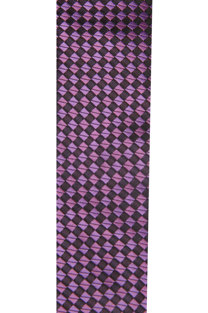 Men's Square Formal Necktie - Purple Blue
