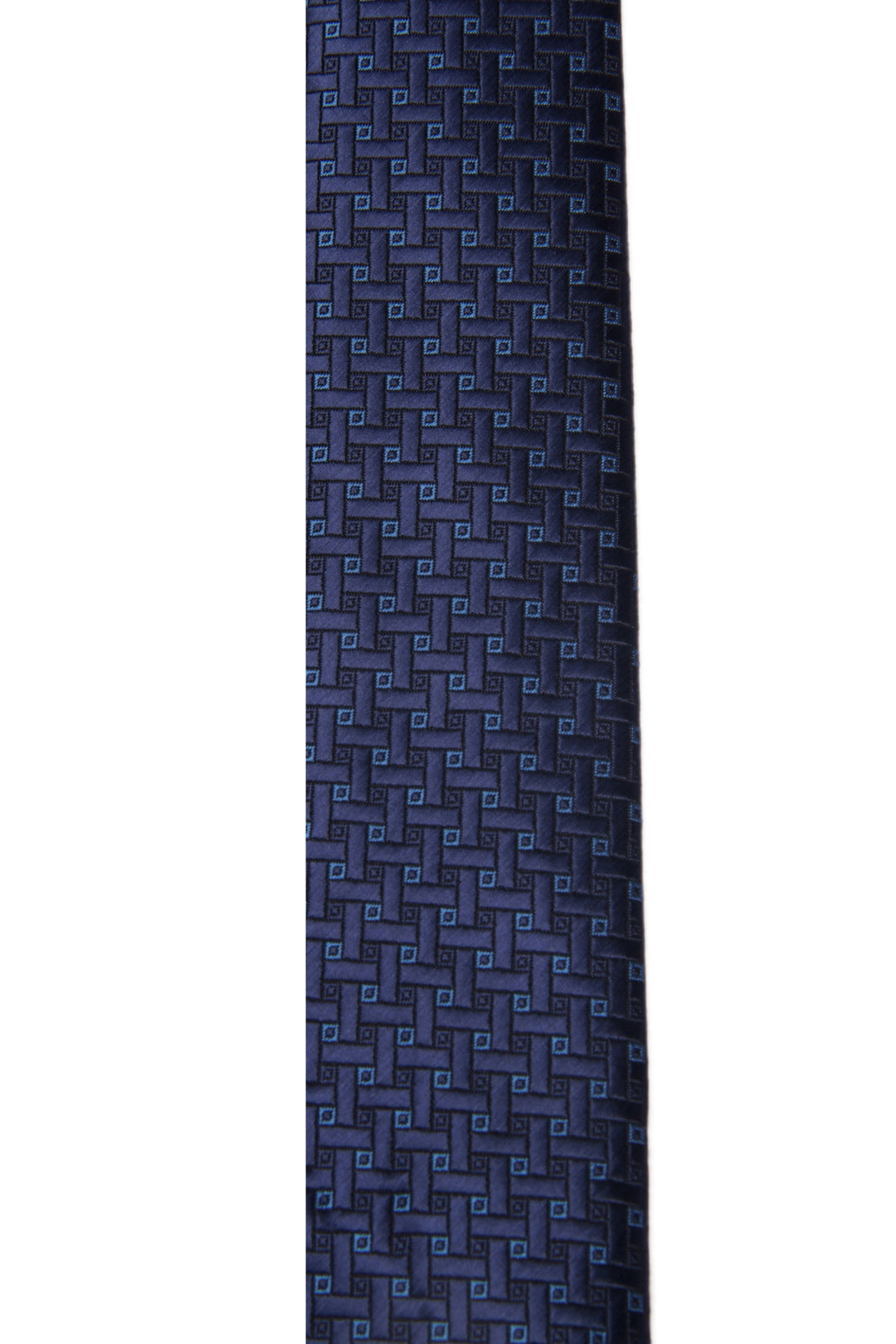 Men's Square Formal Necktie - Dark Blue Navy