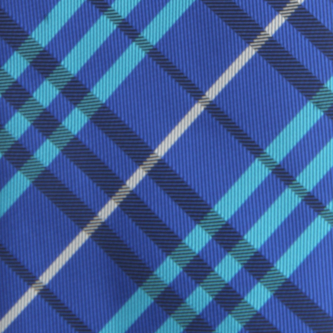 Men's Striped Formal Necktie - Dark Blue