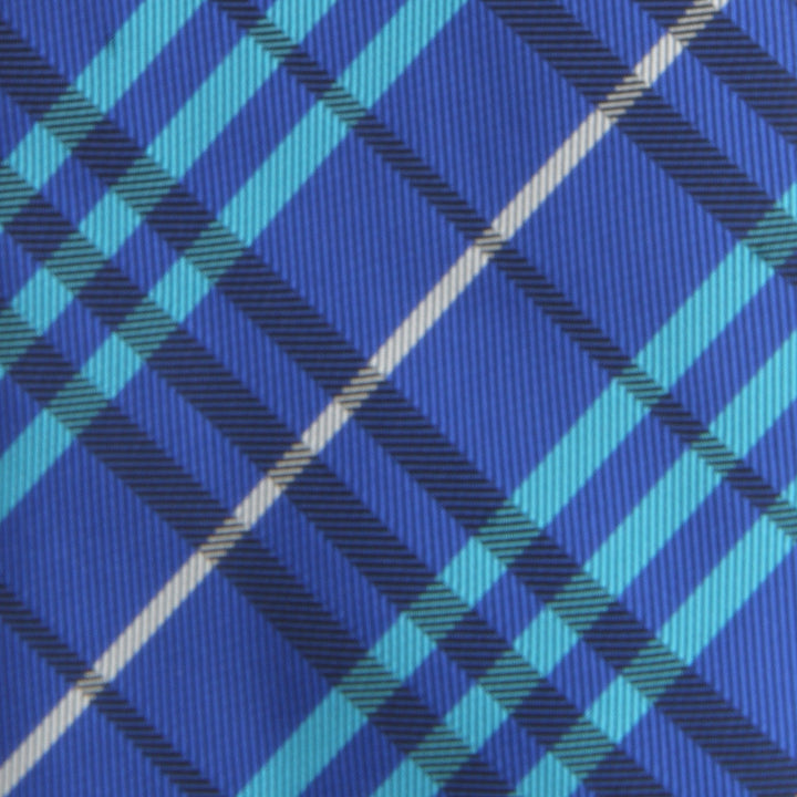 Men's Striped Formal Necktie - Dark Blue