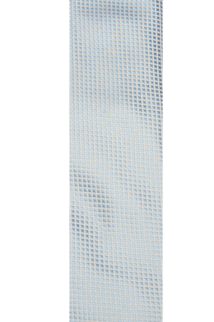 Men's Dots Formal Necktie - Silver Grey