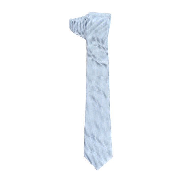 Men's Dots Formal Necktie - Silver Grey