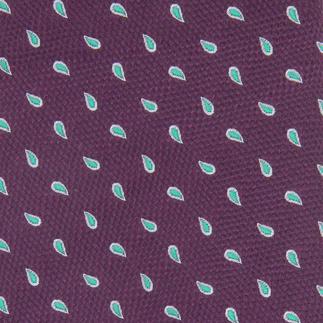 Men's Dots Formal Necktie - Maroon