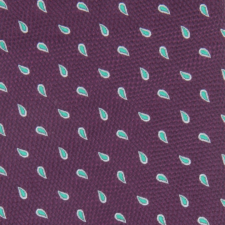 Men's Dots Formal Necktie - Maroon
