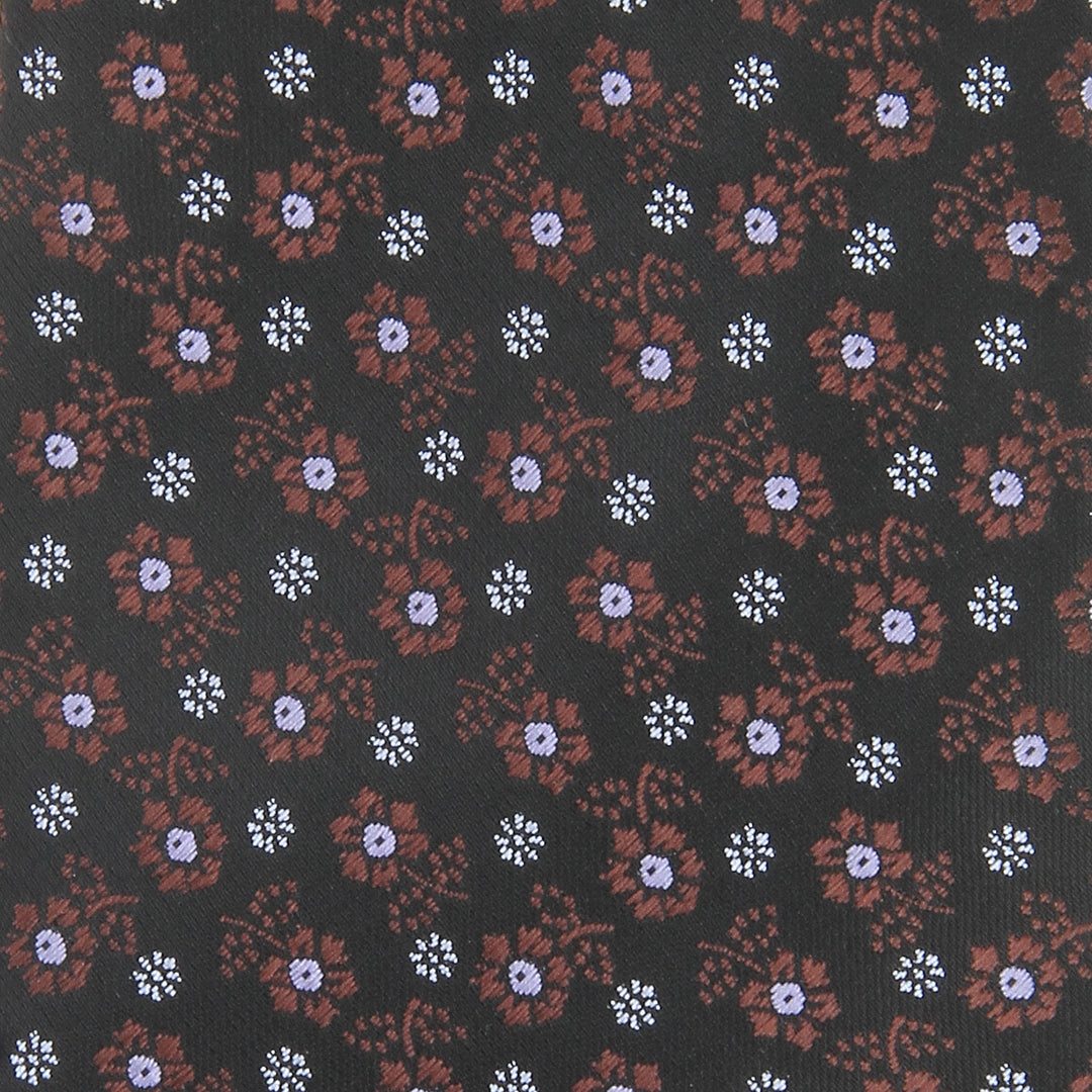 Men's Dots Formal Necktie - Black