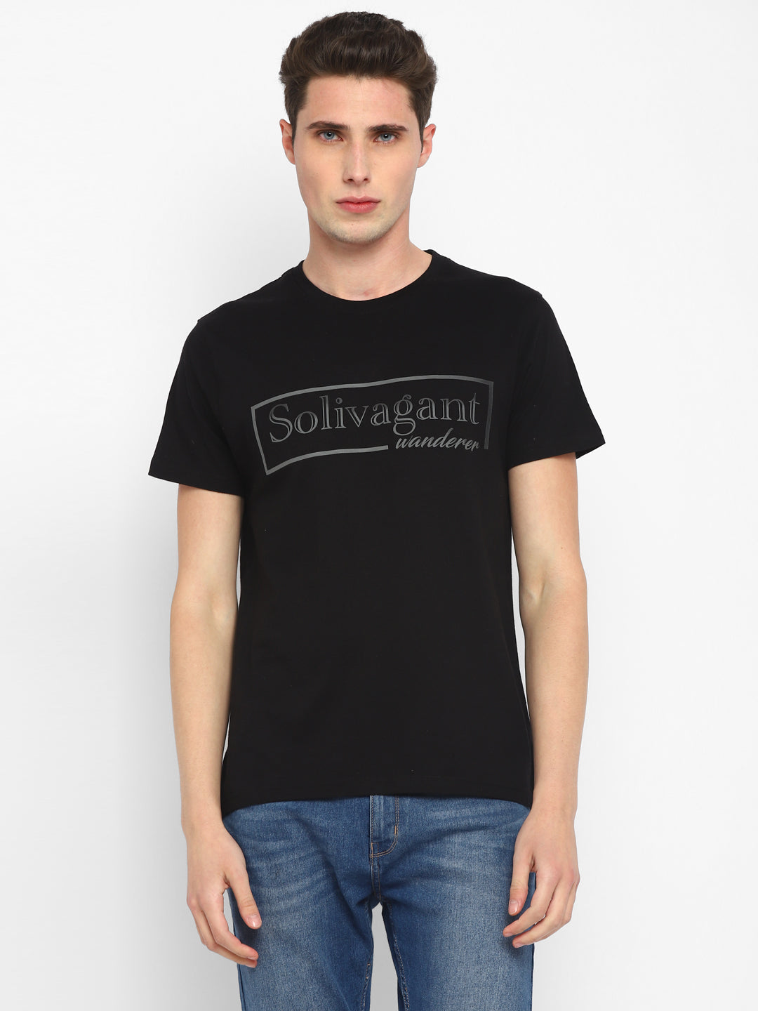 100% Cotton Printed Round Neck T-Shirt for Men (CLEARANCE SALE NO EXCHANGE NO RETURN)