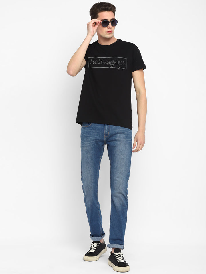 100% Cotton Printed Round Neck T-Shirt for Men (CLEARANCE SALE NO EXCHANGE NO RETURN)