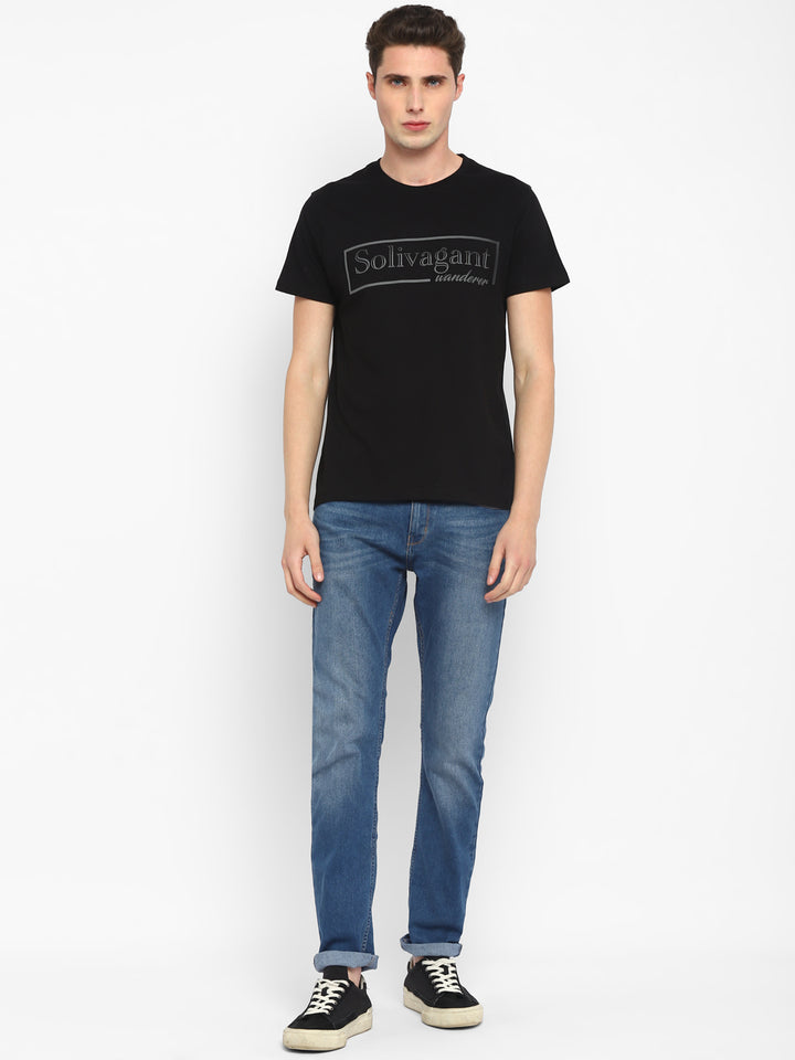 100% Cotton Printed Round Neck T-Shirt for Men (CLEARANCE SALE NO EXCHANGE NO RETURN)