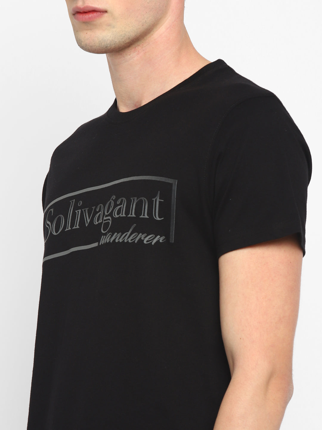 100% Cotton Printed Round Neck T-Shirt for Men (CLEARANCE SALE NO EXCHANGE NO RETURN)
