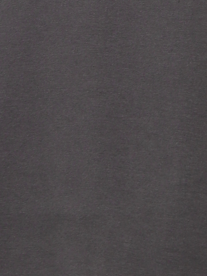 100% Cotton Printed Round Neck T-Shirt for Men - Gargoyle Grey