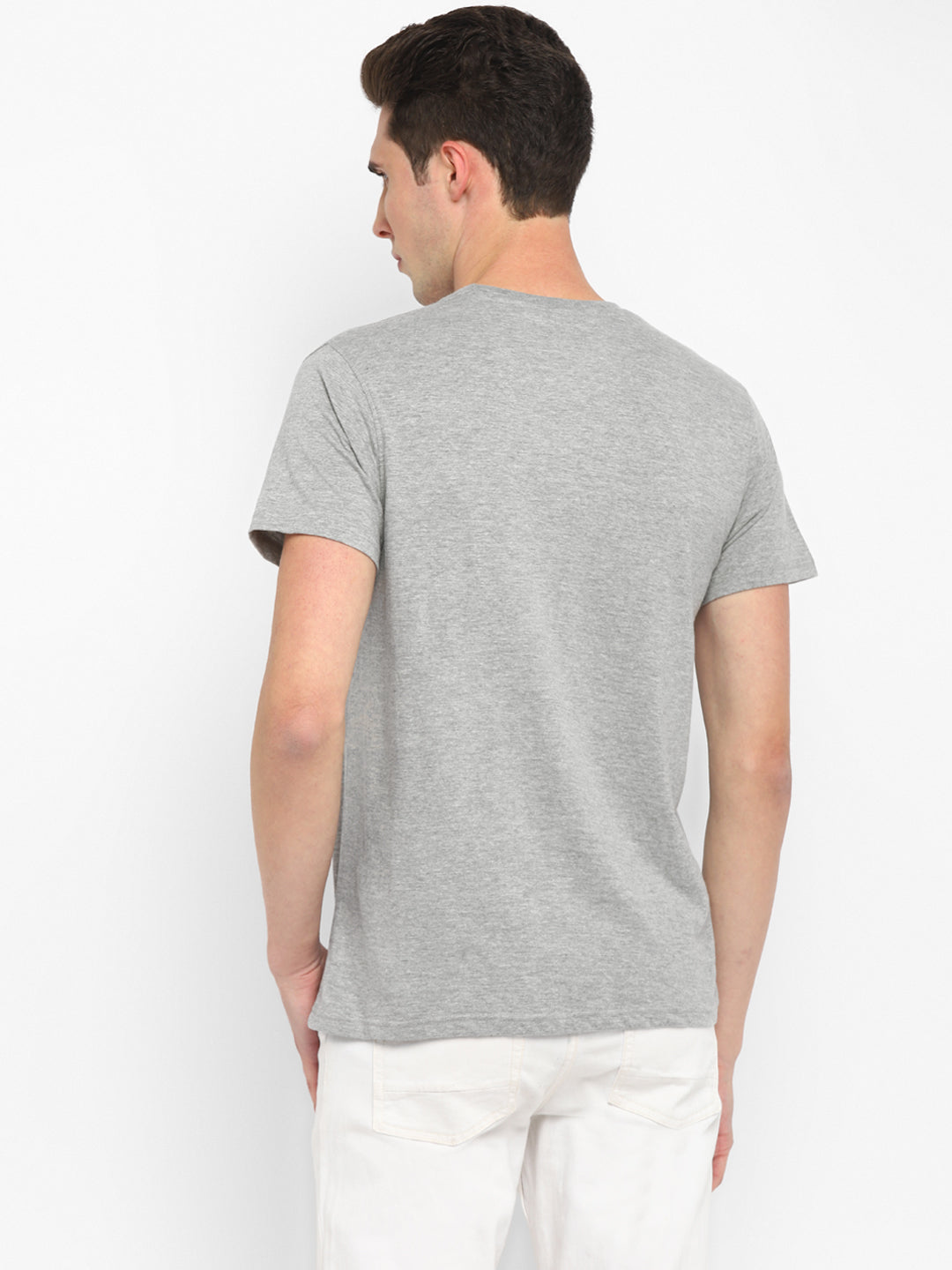 Printed Round Neck T-Shirt for Men - (CLEARANCE NO EXCHANGE NO RETURN)