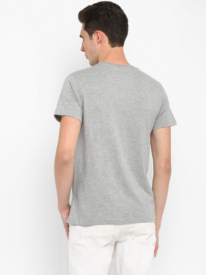 Printed Round Neck T-Shirt for Men - (CLEARANCE NO EXCHANGE NO RETURN)