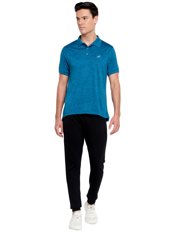 Active wear Kooltex Polo Neck T-Shirt for Men - Teal