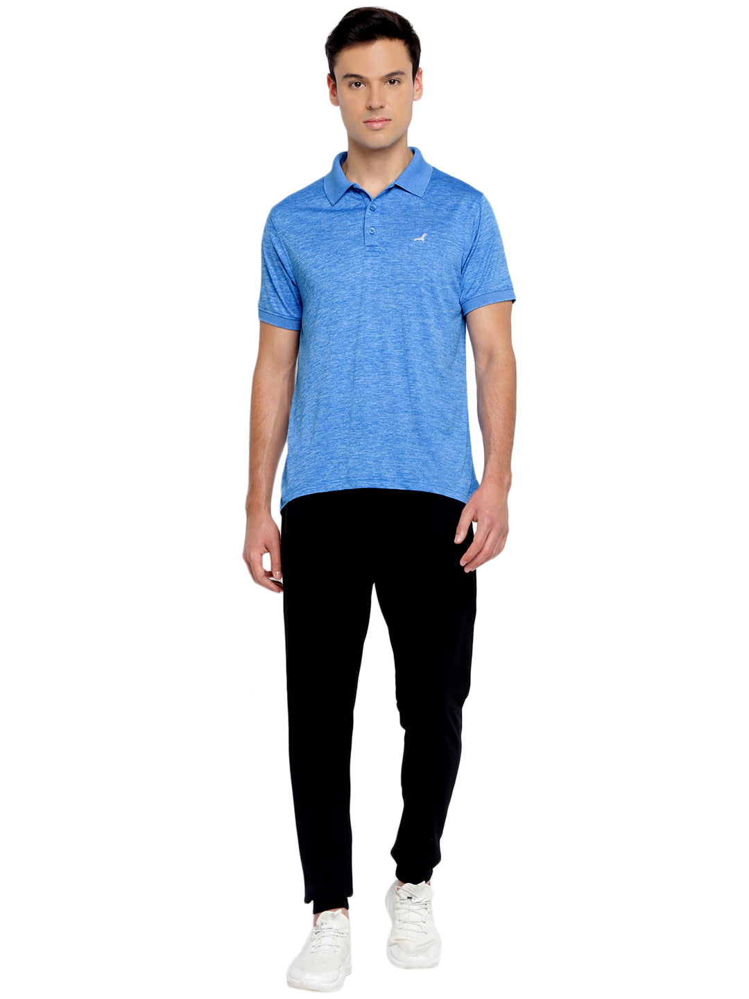 Active wear Kooltex Polo Neck T-Shirt for Men - Sky Blue
