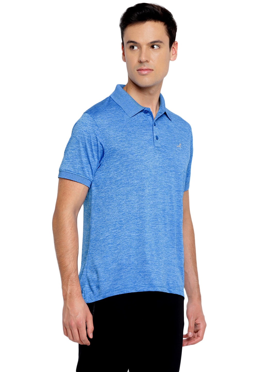 Active wear Kooltex Polo Neck T-Shirt for Men - Sky Blue