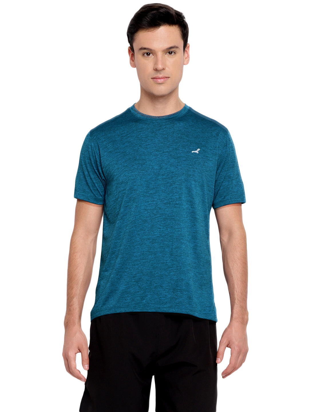 Active wear Kooltex Round Neck T-Shirt for Men - Teal