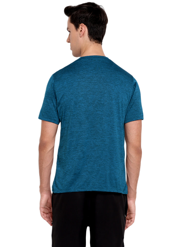 Active wear Kooltex Round Neck T-Shirt for Men - Teal