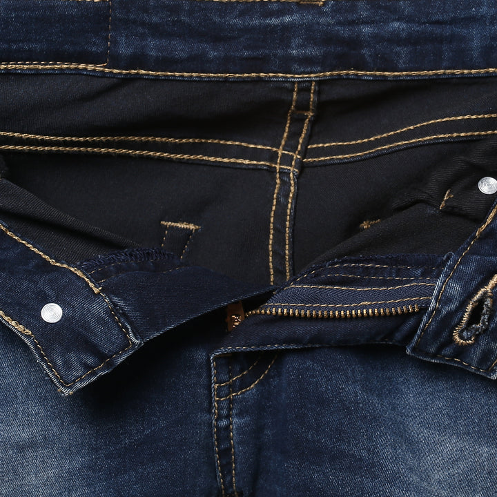 Women's Skinny Fit Jeans - Dark Blue (NO EXCHANGE NO RETURN)