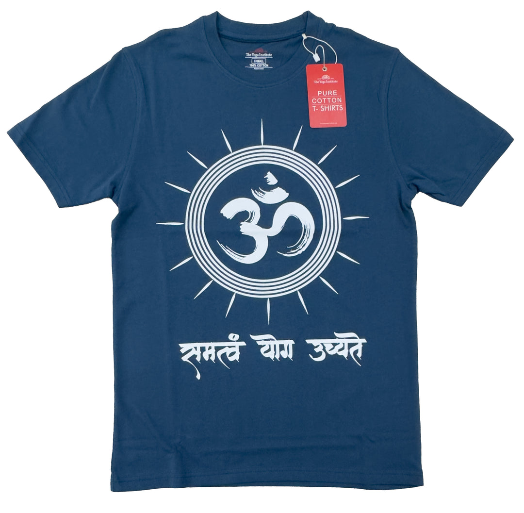 Yoga T-Shirt 100% Cotton 180 GSM Round Neck Unisex
