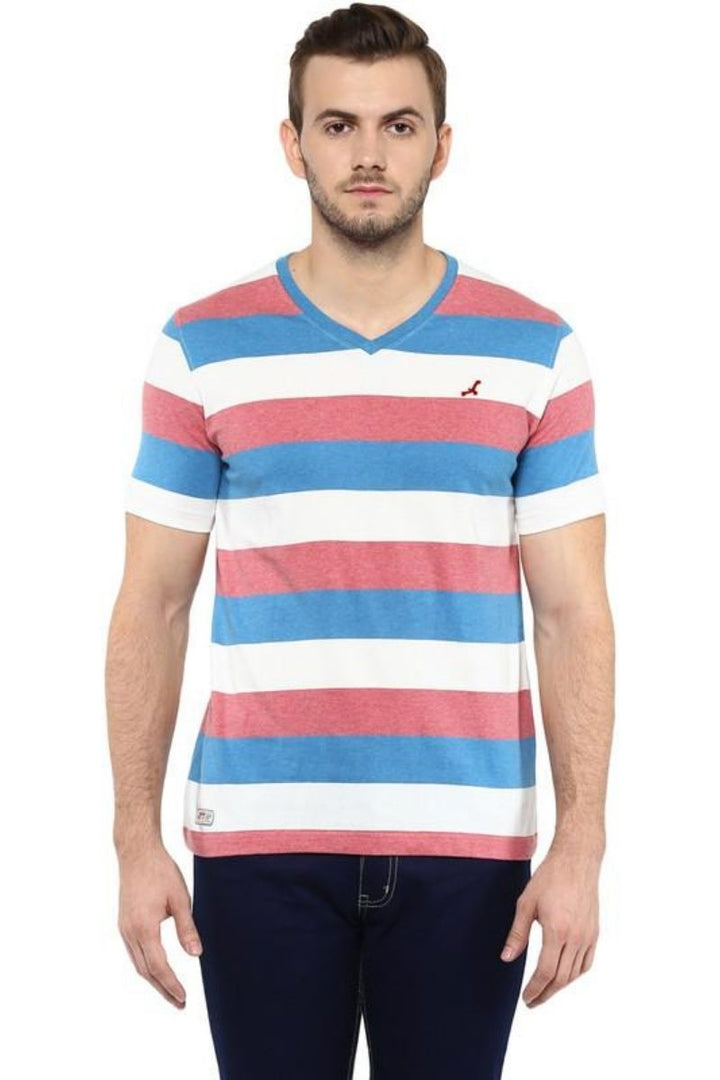 100% Cotton Men's V Neck T-Shirt - (CLEARANCE SALE NO EXCHANGE NO RETURN)