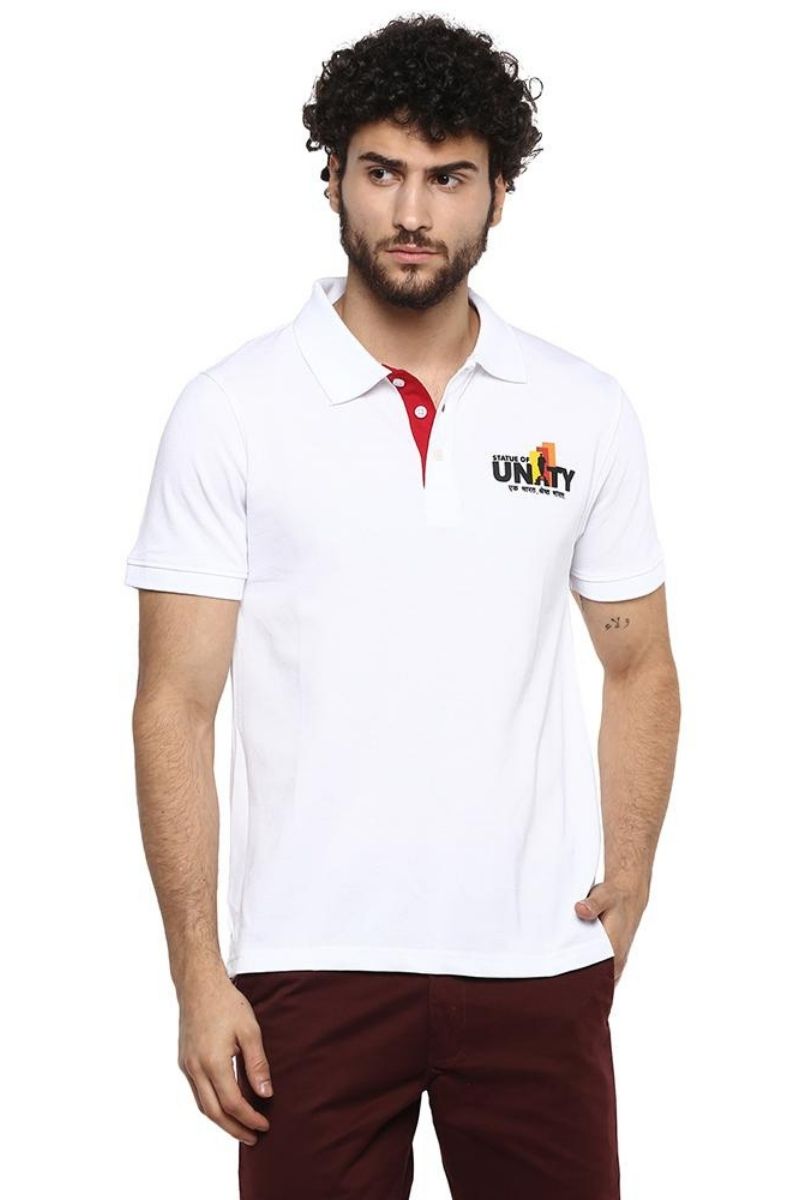 American Crew Statue of Unity Polo Half Sleeves T-Shirt for Men - AC2102