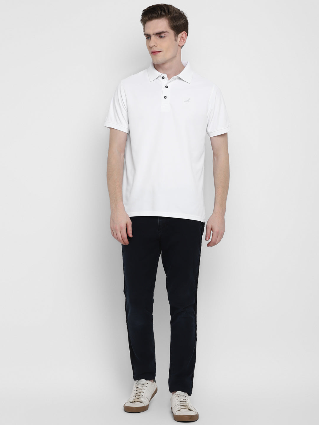 Kooltex Polo T-Shirt For Men - White With Logo