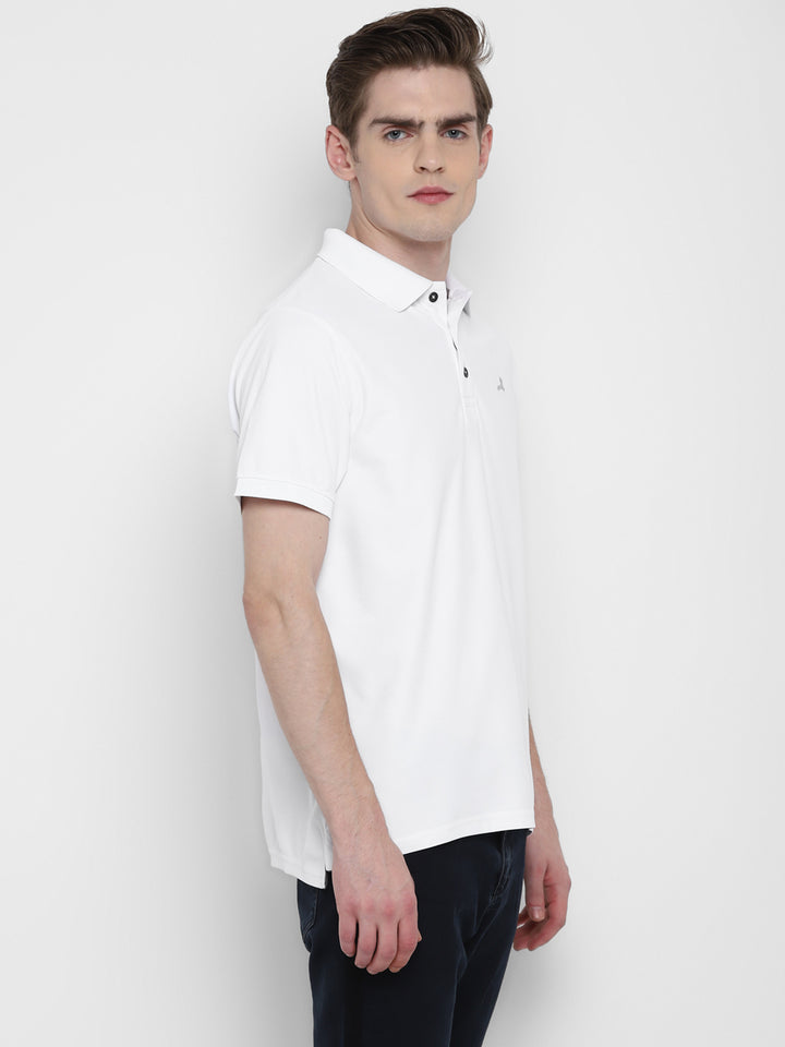 Kooltex Polo T-Shirt For Men - White With Logo