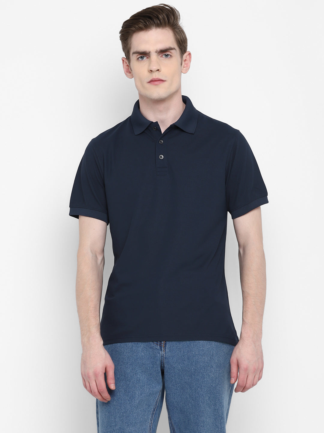 Kooltex Polo T-Shirt For Men - Dark Navy