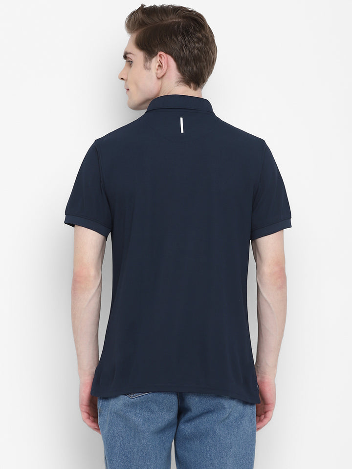 Kooltex Polo T-Shirt For Men - Dark Navy