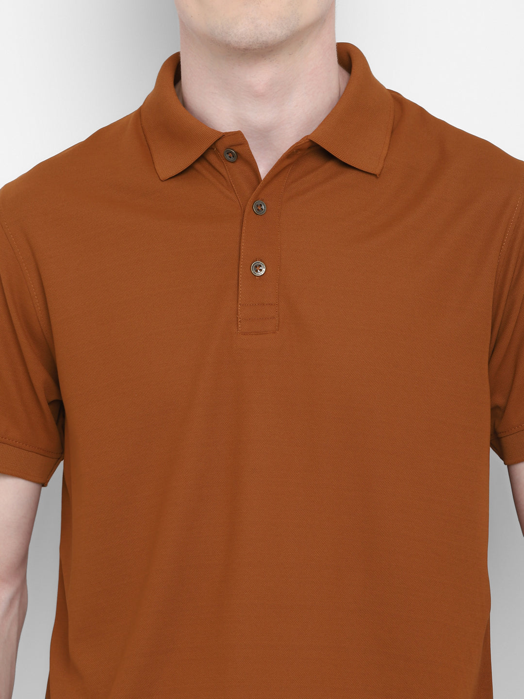 Kooltex Polo T-Shirt For Men - Caramel