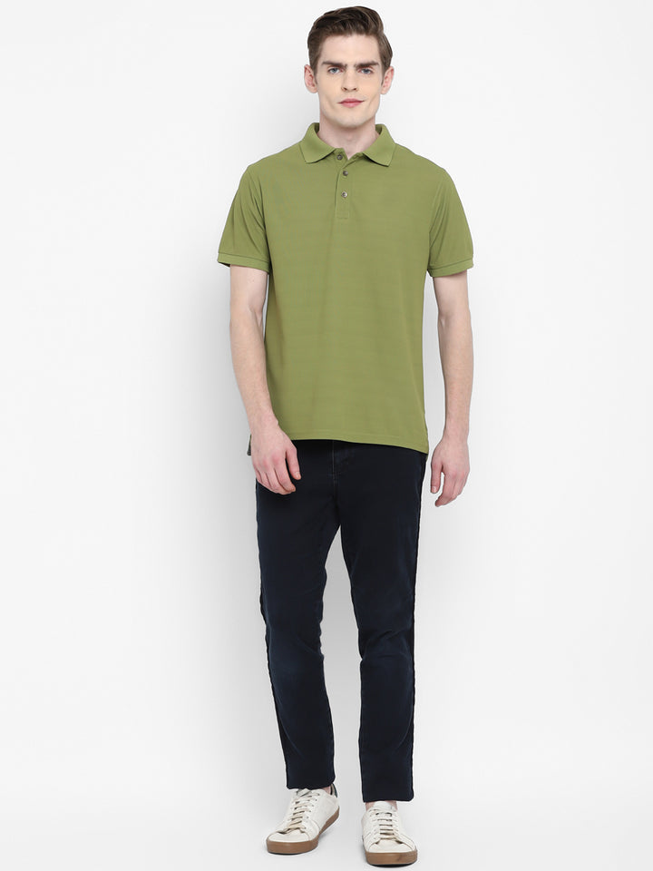 Kooltex Polo T-Shirt For Men - Light Olive