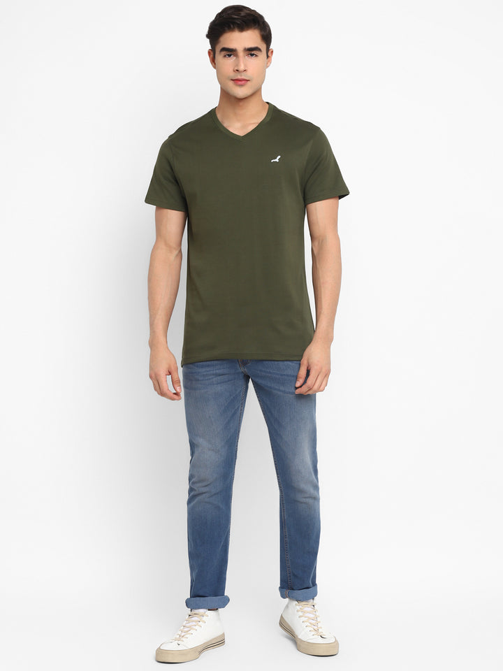100% Cotton Heavy Duty V Neck T-Shirt (CLEARANCE NO EXCHANGE NO REFUND)