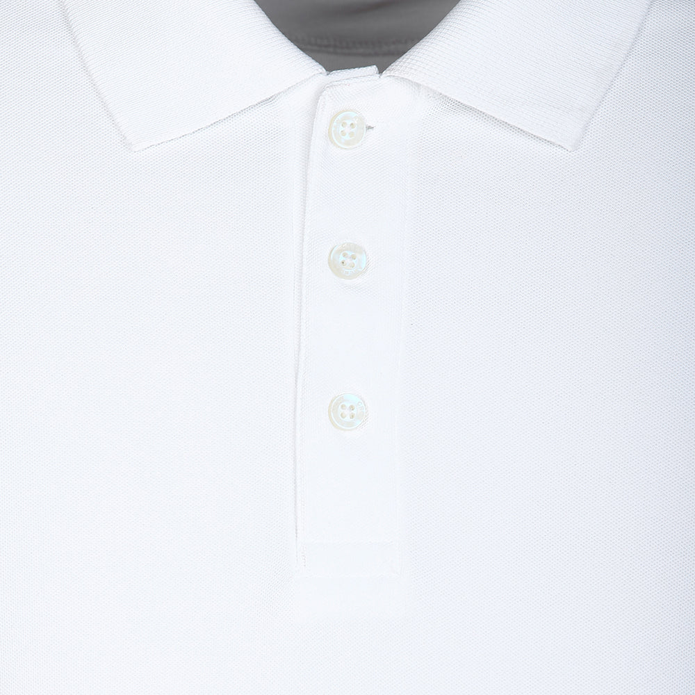 Men's Polo Collar T-Shirt - White