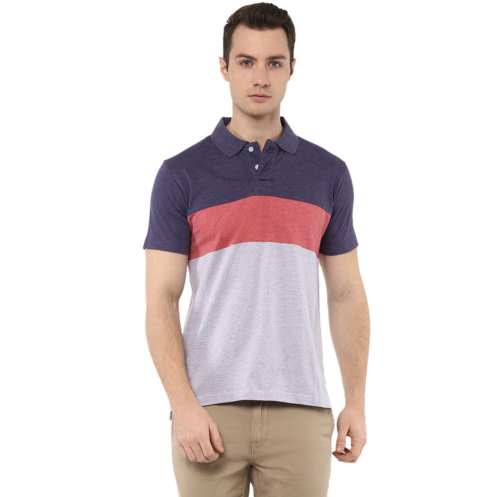100% Cotton Polo Half Sleeves T-Shirt for Men - (No Exchange No Return)