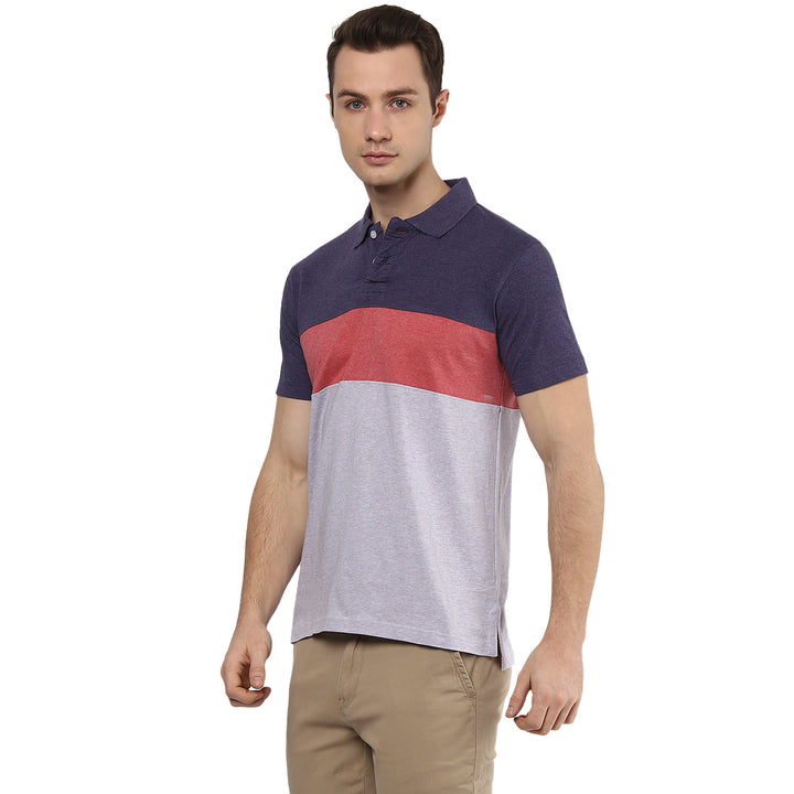 100% Cotton Polo Half Sleeves T-Shirt for Men - (No Exchange No Return)