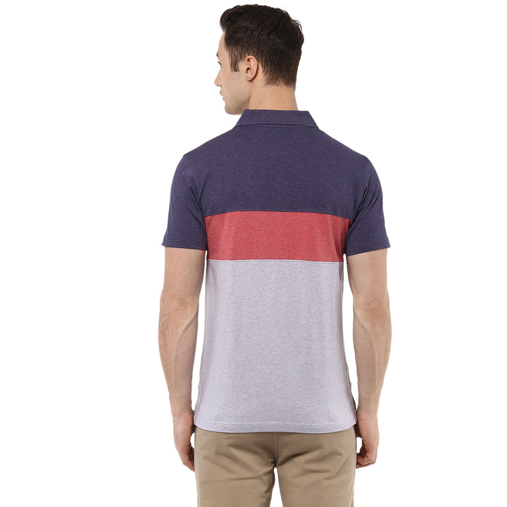 100% Cotton Polo Half Sleeves T-Shirt for Men - (No Exchange No Return)