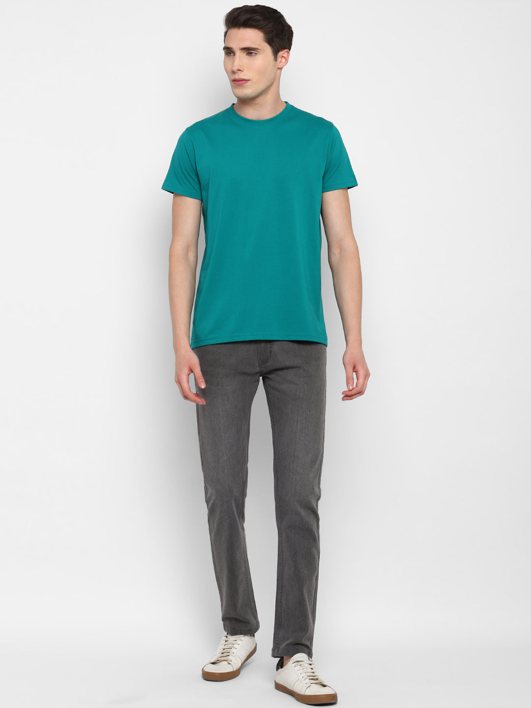 Round Neck T-Shirt for Men Verdigris (CLEARANCE NO EXCHANGE NO RETURN)