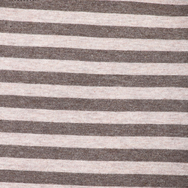 Men's Round Neck T-Shirt - Brown Melange