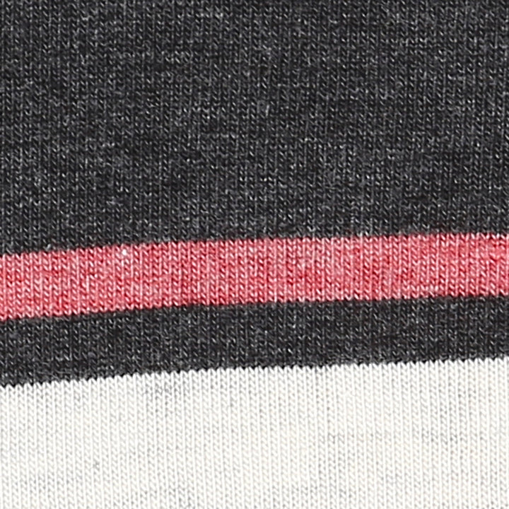 V Neck T-Shirt for Men - Off White, Charcoal & Brick Red Melange (No Exchange No Return)