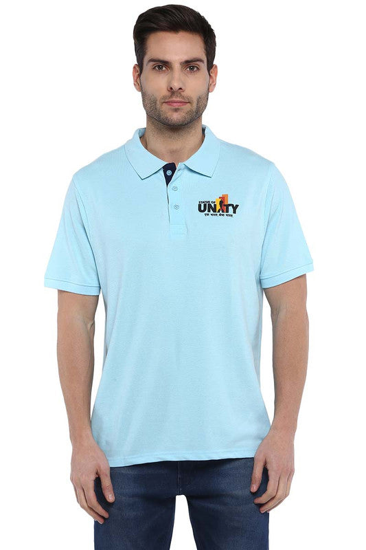 Statue of Unity Polo Half Sleeves T-Shirt for Men (Clearance No Exchange No Returns)