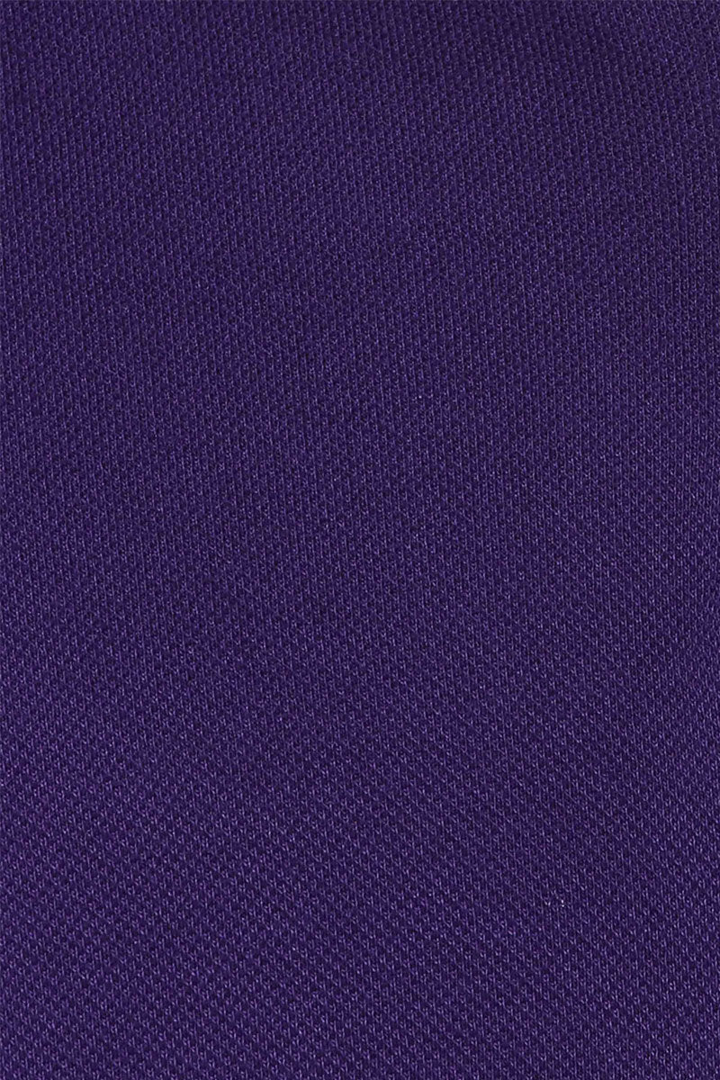 Men's Polo Collar Half Sleeves T-Shirt - Heliotrope