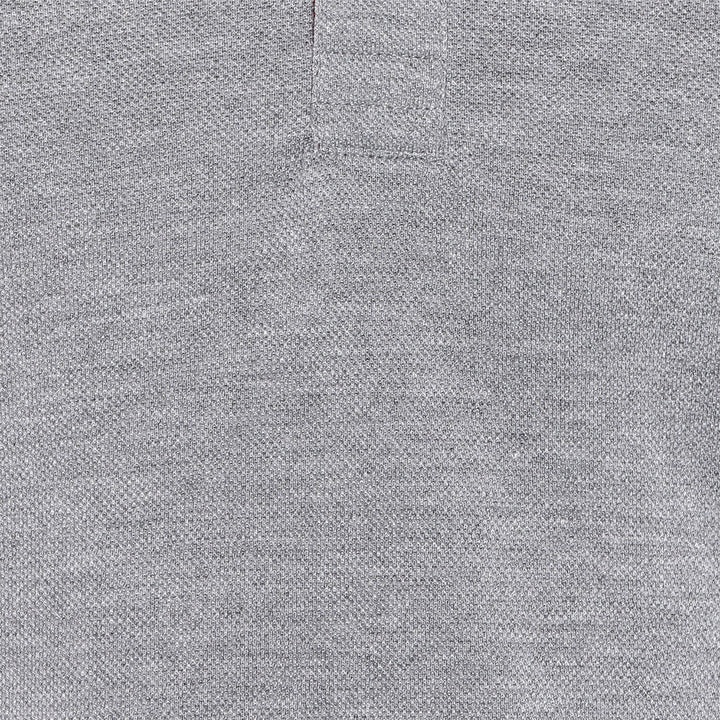 Men's Polo Collar T-Shirt - Grey Melange