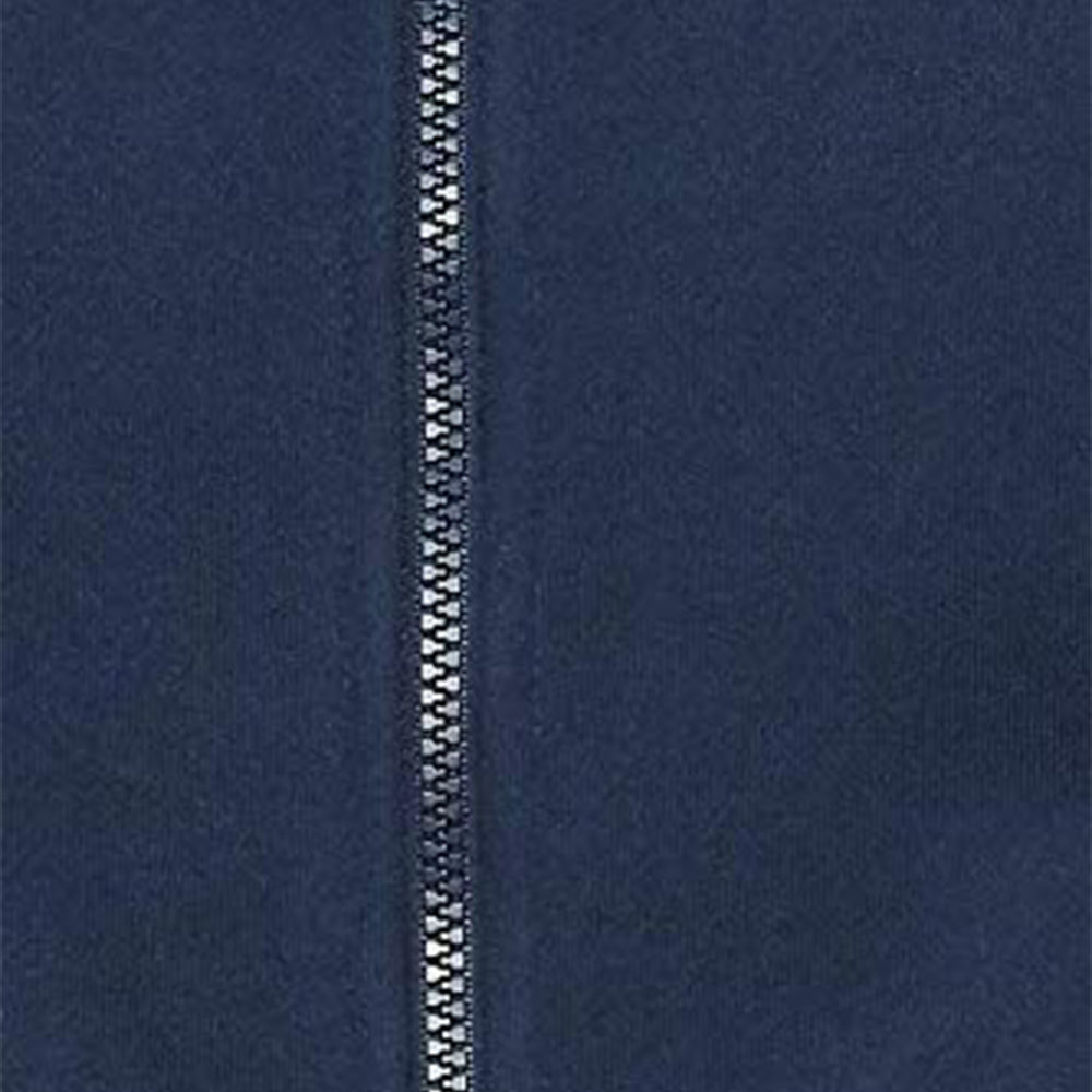 Winter Zipper Jacket For Plus Size Men  - Navy Blue