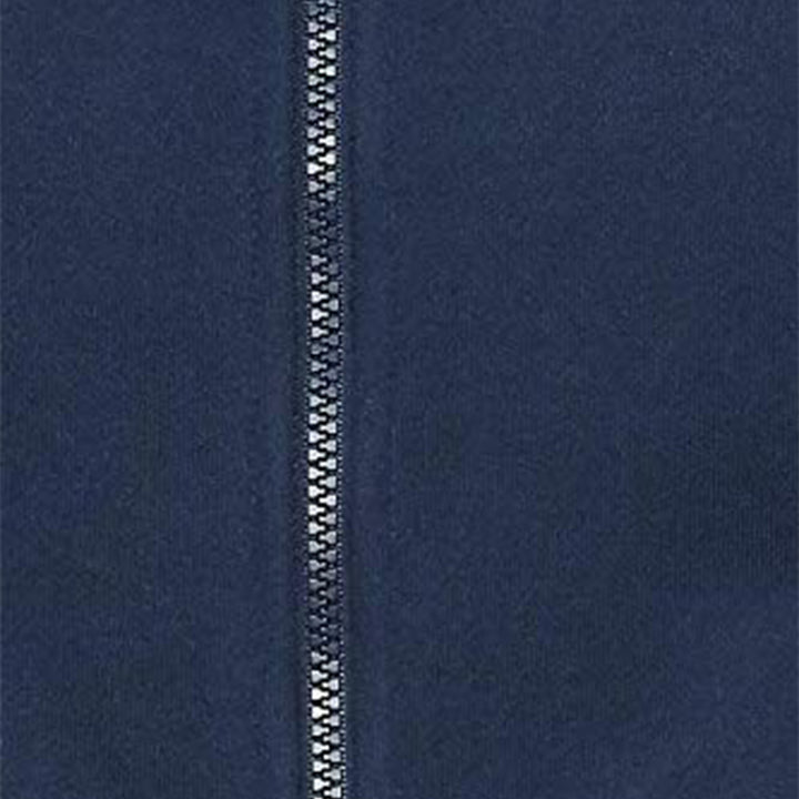 Winter Zipper Jacket For Plus Size Men  - Navy Blue