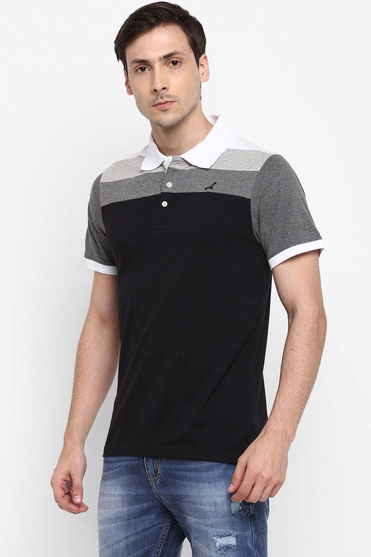 Men's Polo Striped T-Shirt - (NO EXCHANGE NO RETURN)