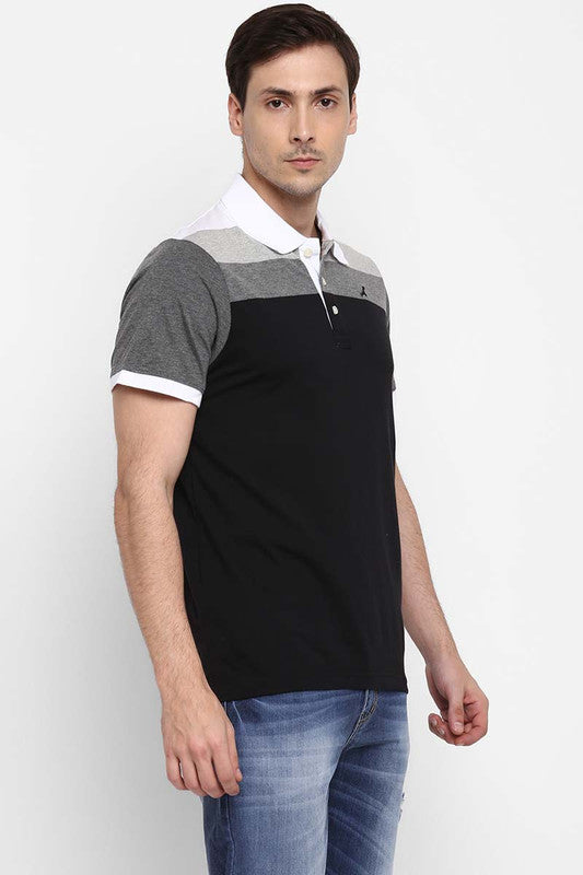 Men's Polo Striped T-Shirt - (NO EXCHANGE NO RETURN)