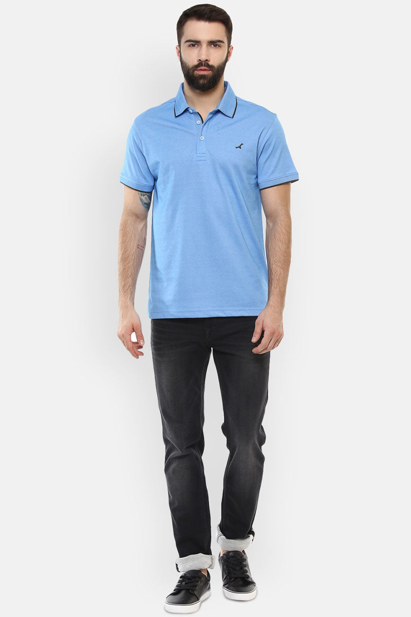 Men's Polo Half Sleeves T-Shirt - Blue