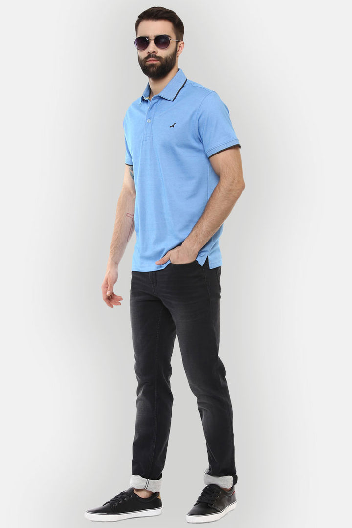 Men's Polo Half Sleeves T-Shirt - Blue