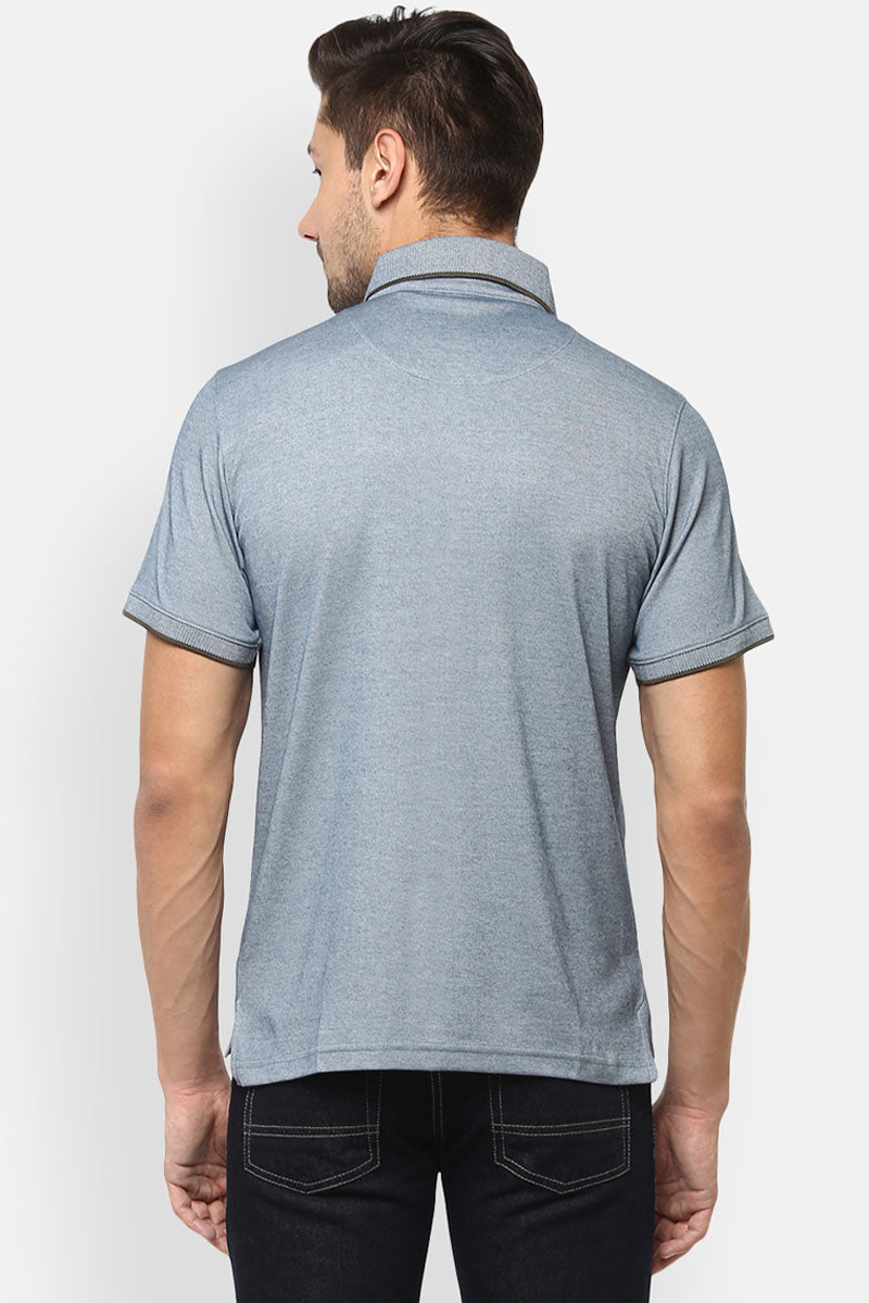 Men's Polo Half Sleeves T-Shirt - Teal