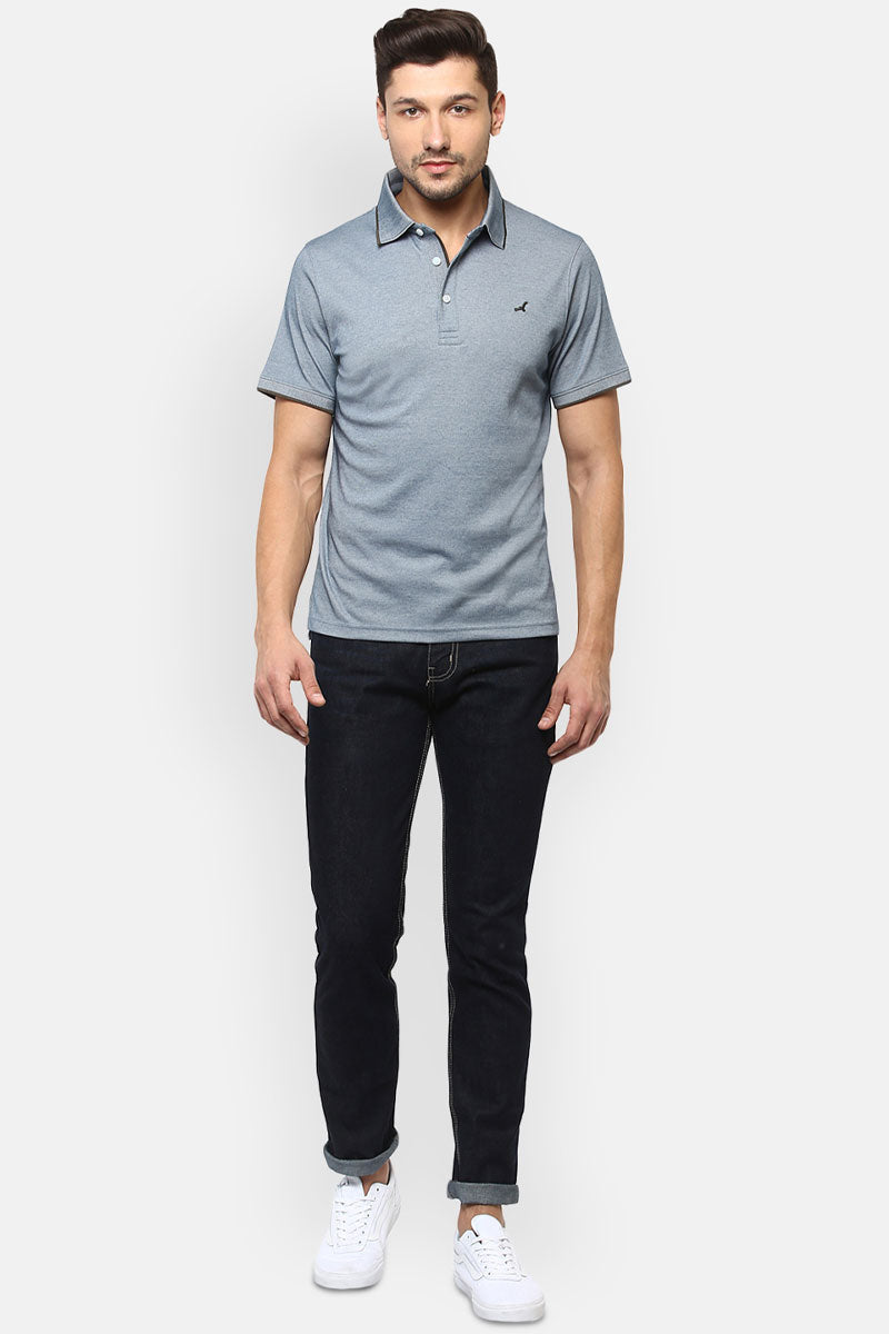 Men's Polo Half Sleeves T-Shirt - Teal